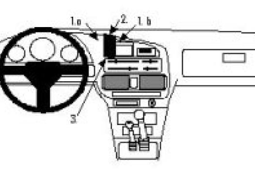 Proclip Mazda B-serie pickup 96- cent.