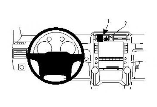 Proclip Lexus GX 460 10- Center mount